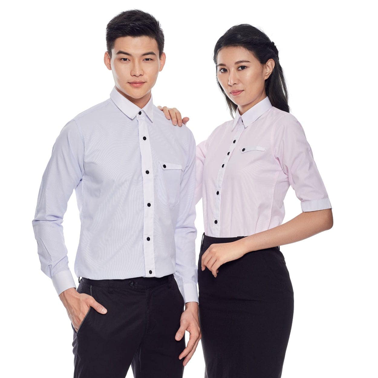corporate uniform shirt professional office wear for men and women corporate uniform shirt professional office wear for men and women
