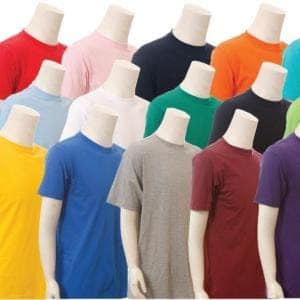 men plain round neck promotional t shirts