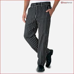 chef pants uniform striped kitchen trousers for professional chefs