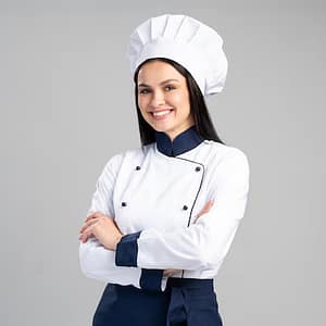 women chef cap uniform professional kitchen headwear