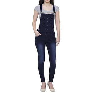 women denim dungaree uniform