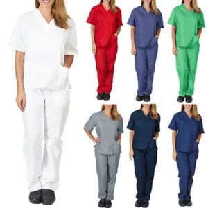 medical scrub suit uniform hospital wear for healthcare staff