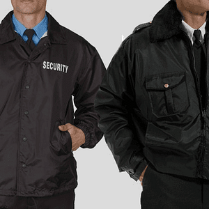 security guard winter jacket