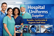 hospital uniforms supplier durable comfortable hygienic staff wear